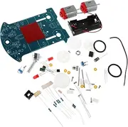 UPKOCH 1 Set Tracking Car Set for Beginners Smart Car Electronics Kit Soldering Learning Electronics Making Kit Line Following Robot Car Kit School Soldering Project