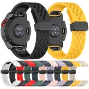 Sports Silicone Watch Band Strap 20/22/26mm for Garmin Fenix8/Enduro3/Fenix E