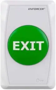 SECO-LARM SD-7286-GWQ Green Button Single-Gang Flush Mount