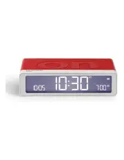 [Lexon] Flip Classic Reversible Alarm Clock Pantone 2035 in Red