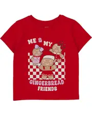 Toddler Girls Gina Gingerbread Printed Tee