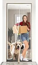 ESMAYULO Magnetic Fly Screen Door, 85 x 240 cm, Insect Protection for Balcony, Cellar, and Patio - White