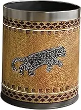 Folpus Round Trash Can Rubbish Can Dustbin Garbage Container Bin Trash Bin Wastebasket for Bathroom Toilet Living Room Home Bedroom, Style B