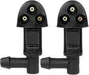 ZAPYVET 2Pcs Front Windshield Wiper Washer Jet Nozzle, for Chevrolet, for Cruze, MK1 2008-2016 94556605 windscreen Washer Jet Automotive Wiper Spray Nozzle