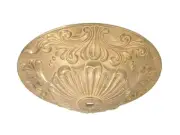 B&P Lamp Large, Cast Brass Canopy, 7 7/8" Dia., Unfinished