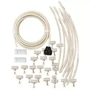 Mist Cooling MC584 Patio Misting Kit Pre Assembled Misting System Cools Tempe...