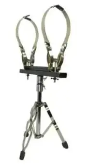 INDIAN HAND PERCUSSION ACCESSORIES STAINLESS STEEL DHOL STAND ADJUSTABLE STAND