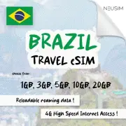 NeuSIM Brazil eSIM 1-3GB Data | Same Day DELIVERY!