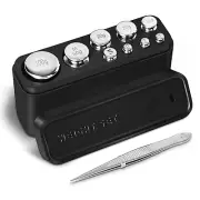 Calibration Weights 210G, M1 Class 9 PCS Stainless Steel Scale Calibration Weigh
