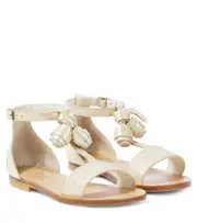 [Bonpoint] Bonpoint Elmas leather sandals UK 11 white
