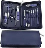 Blue 12 Piece Nail Clipper Nail Scissor Set Nail Art Tools Complete Manicure Set,12pcs