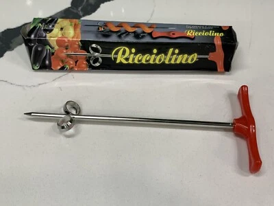 NEW Spiral Garnishing Tool Ricciolino, Stainless, Fruits and Vegetables