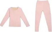 [DAISYSILK] Women’s Silk Fleece Thermal Underwear Set – Extra Warm Long Sleeve Base Layer with Pants | Mulberry Silk Lined