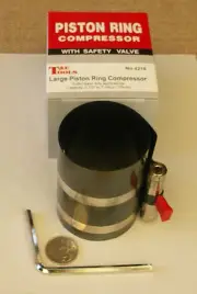 LARGE PISTON RING COMPRESSOR 90 to 180mm DIAMETER x 100mm DEEP T&E #4216