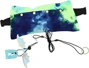 Generic 1 Set Lizard Bag Reptile Carry Bag Hammack Outdoor Bearded Dragon Lizard Harness and Outdoor Lizard Leash Reptile Carrier and Leash Bearded Sling Carrier Plush Blue