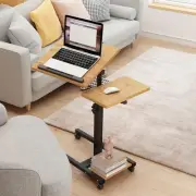 Mobile Height Adjustable Laptop Desk with Mouse Pad Portable Laptop Desk Roll...