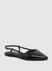 GUESS Black Bemas Sling Back Flats Size: 9