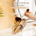 Large-Capacity Cosmetic Brush Storage Box with Lid Lipstick Holder Home