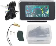 Water Temperature Gauge,Water Temp Temperature Gauge Sensor,Car Voltmeter Water Temperature Gauge LCD Digital Instrument Replacement for Mitsubishi Dongan 465Q Easy Installation