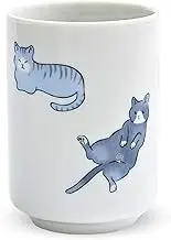Japanese green tea cup Cat Yunomi Made in Japan