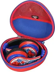 FBLFOBELI Hard Case Compatible with JLab Studio/Beats Studio Pro Wireless On-Ear Headphones/eKids Spiderman Wireless Bluetooth Headphones, Protective Shockproof Storage Holder (Red+Blue)