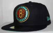 BROOKLYN NETS NBA Navy Mint Blue NEW ERA 59FIFTY Fitted Hat Cap Size 7 1/4 *5H