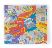 NEW Hallmark Vintage 1984 “Comic Book Bubble Phrases” Christmas Gift Wrap Sheets