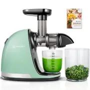 Slow Juicer,Masticating Juicer Machines with Reverse Function, Cold Press Jui...