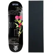 Opera Rider Stock Skateboard Deck Trey Wood Encore 8.75" x 32" with Grip