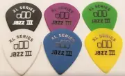 Dunlop Tortex III XL 6 Picks .73, .88, 1.0, 1.14, 1.35, 1.5mm