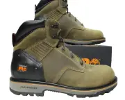 Timberland Pro Ballast 6" Soft Toe Work Boots Brown Leather Mens Sz 13