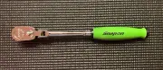 SNAP ON Tools USA NEW GREENrive Soft Grip Compact Flex Ratchet FHCLF72RG