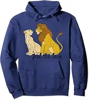[Disney] Lion King Simba Nala Feel The Love Graphic Hoodie