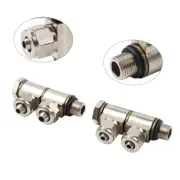 Tire Changer Machine 1/8" Thread Hollow Trachea Air Valve Metal Connector 6/8mm