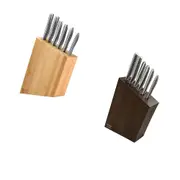Global Knives Kyoto Knife Block Set (7pcs) - Stained Ash