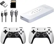 Retro Game Console, 64GB Storage, 30000 Games, 52 Simulators, 2.4G Wireless Controller, 4K Support