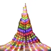 NNETM 1PC 180LED Waterfall Tree Fairy Lights - Christmas Tree Waterfall Light