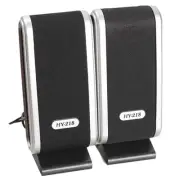 4X(2 Pcs USB Computer Speakers Portable Speaker Stereo 3.5mm with Ear Jack2977