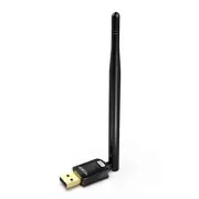 Adaptador de red inalámbrico WiFi USB para escritorio - Dongle de alta ganancia