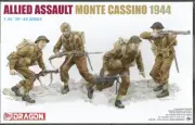 Dragon WWII Allied Assault, Monte Cassino 1944, Figures (4) in 1/35 6515 ST