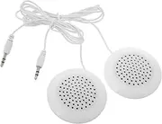 HOMSFOU 2pcs Mini Pillow Speakers Mini Speaker for Sleep Headphone Jack for Music Compact Design