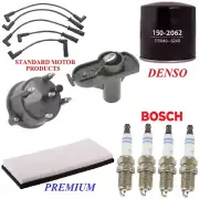 Tune Up Kit Filters Cap Wire Spark Plugs For JEEP WRANGLER L4 2.5L 1998-2002 (for: Jeep)