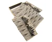 S26 Scalloped Scarf Thin Style Fashion Large Rectangle Shawl Versatile Hair Scarves and Wraps Headscarf Belt for Women