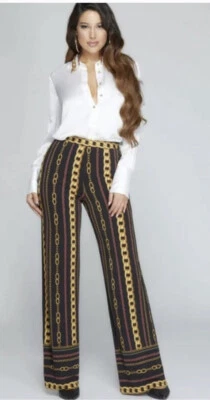 NWT Guess By Marciano Chain Reaction High Waist Stretch Pants Size XS