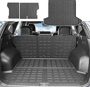 xipoqix Cargo Mat Backrest Mat Compatible with 2022-2025 Tucson Trunk Mat TPE Material Cargo Liner Replacement for 2022-2025 Tucson Accessories (Upgraded Trunk Mat+Backrest Mat)