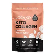 Locako Collagen Chocolate Peanut Butter - Keto, 440gm