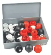 Magnetic Atoms Molecular Model Set (Carbon, Methane, Butane) - Eisco Labs