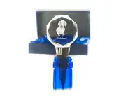 Teckel Crystal wine stopper with dog Art-Dog