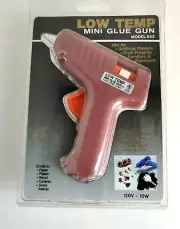 MINI GLUE GUN Low Temperature for Bonding Delicate Material - New & Sealed
