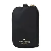 在飛比找momo購物網優惠-【KATE SPADE】尼龍識別證掛帶/零錢包-黑色